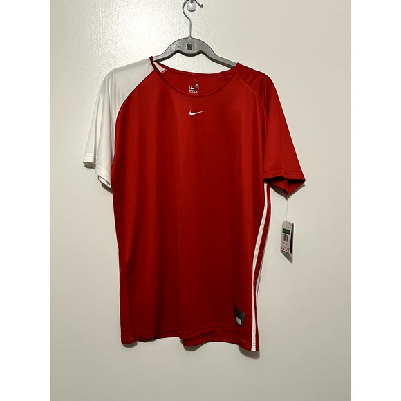 Nike Tops - Women's Nike Dri-fit Red Short Sleeve activewear shirt size XL